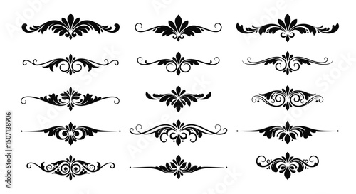 set of decorative elements for design