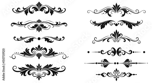 set of decorative elements for design