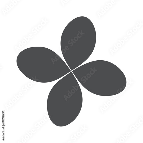 four leaf clover isolated
