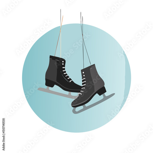 Hanging Ice Skates
