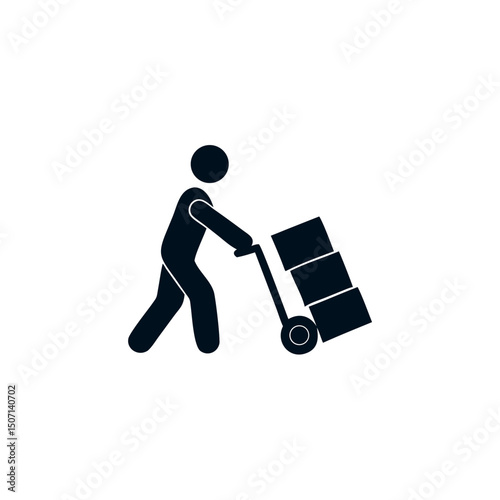 Moving Boxes
Delivery
Hand Truck
Cart with Boxes
Man with Dolly