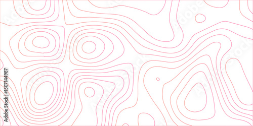 Seamless topographic wavy lines design. gray flowing curve lines on white background. abstract elevation inspired terrain pattern with fluid continuous contour lines.	