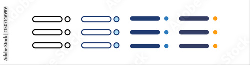 Menu Bar Icon Set Multiple Style Collection