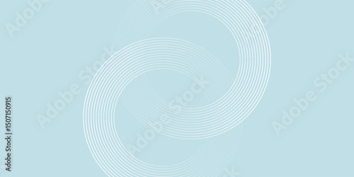 Modern abstract background. Glossy white gradient circle lines. Minimal geometric pattern. Simple graphic elements. Futuristic concept. Suitable for cover, poster, banner, brochure, eps10.