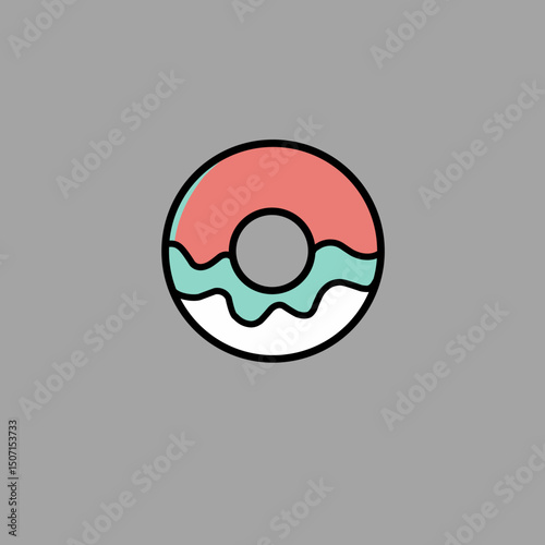 Donuts icon vector illustration
