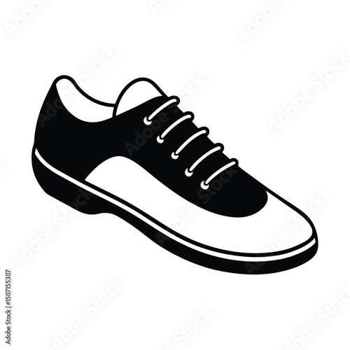 sport shoes vector illustration on white background
