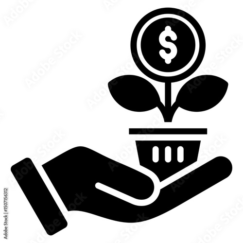 Agriculture glyph icon