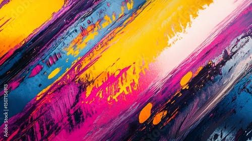 Vibrant Hues: An Abstract Masterpiece