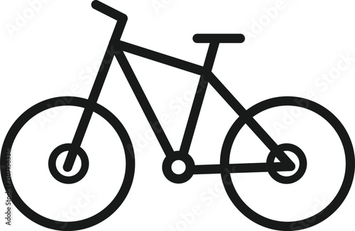 bicycle on a white background