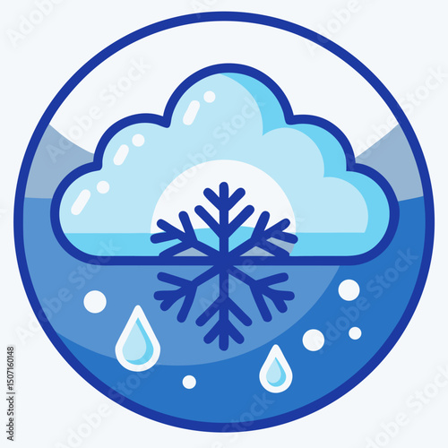 snowfall colour icon