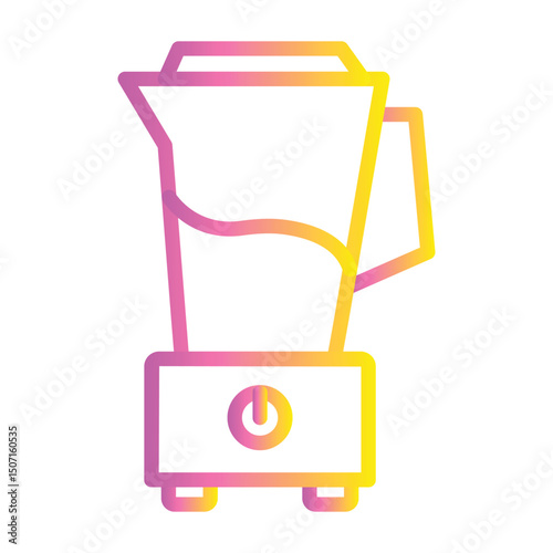 Juice Machine Color gradient illustration vector icon which can easily modify or edit 
