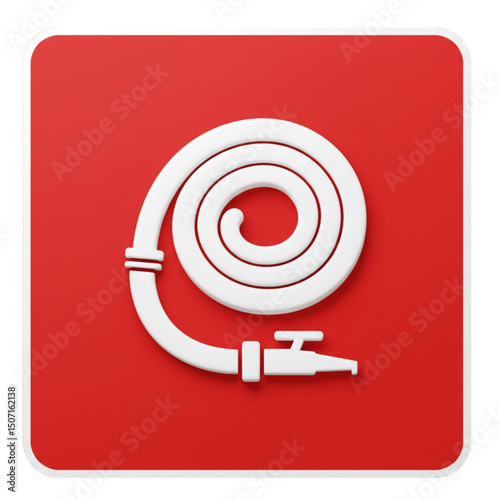Fire hose reel.