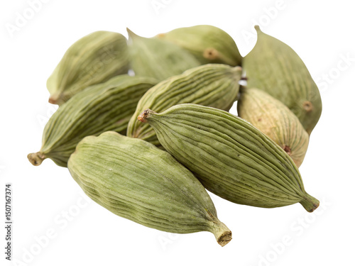 Wallpaper Mural Close-up of Fresh Green Cardamom Pods Isolated on transparent background, Isolated Png file, Cut-out, Isolate Png, No Background, Isolated object

 Torontodigital.ca