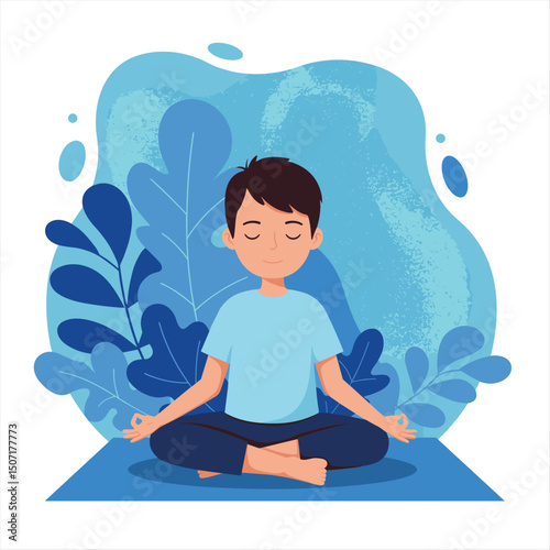 Gymnastic, yoga and meditation for children