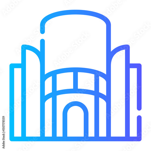 Office Building Vector Illustration – Modern Urban Business Center Design
