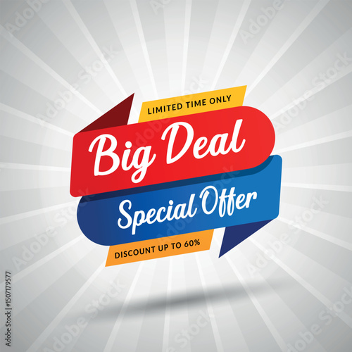Big deal and Special Offer Promotional Banner