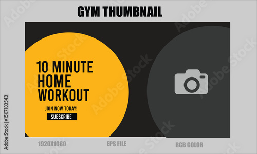 gym thumbnail for youtube video,  gym video thumbnail, youtube thumbnail gym