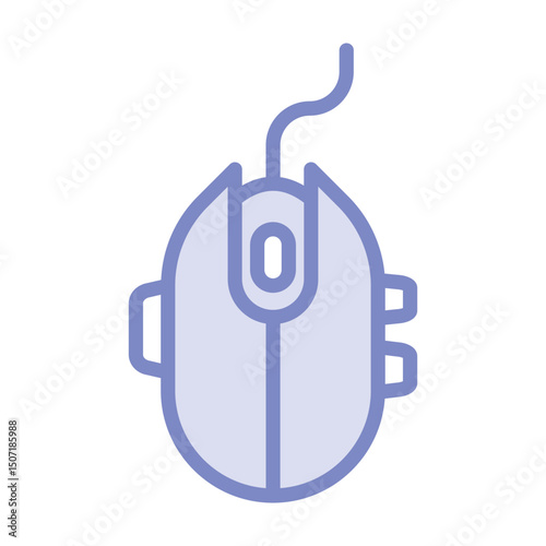 Gaming Mouse duotone line icon, vector, pixel perfect, illustrator file 
