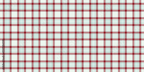 Picnic fabric seamless plaid, silky texture pattern background. Hippy tartan check textile vector in white and light colors.