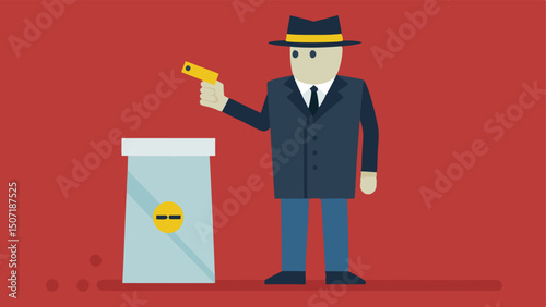 Casing in a Ziploc Bag A detective holding a bullet casing in a clear Ziploc bag labeling it with a marker while standing next to a crime scene marker.