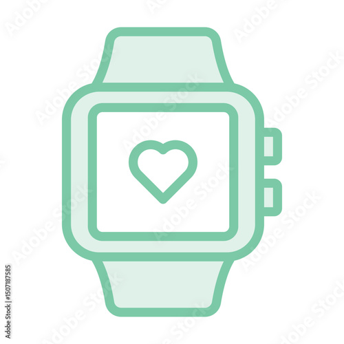 Smartwatch Pro duotone line icon, vector, pixel perfect, illustrator file 
