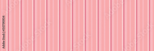 Plank vector background stripe, row pattern lines vertical. Attire fabric seamless textile texture in red and light colors.