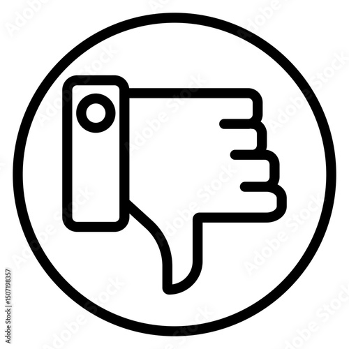 dislike vector icon