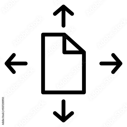 distribute vector icon