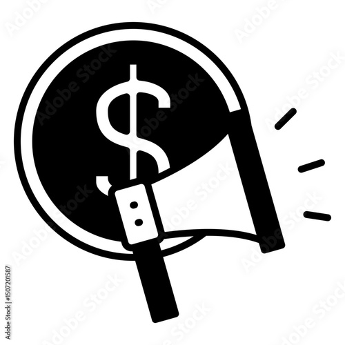 Business Marketing Dollar Announcement