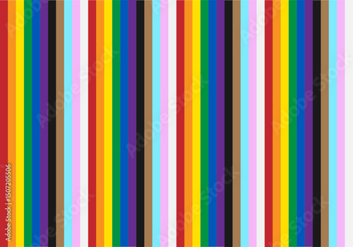 Fondo de barras horizontales con colores del orgullo lgbtq+