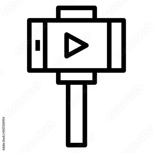 vlog vector icon