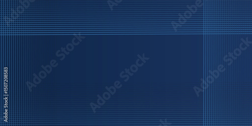 Digital futuristic technology concept with hexagons. Digital hexagonal blue abstract background. Geometric stripe line art design for poster, brochure, cover, banner, website, header