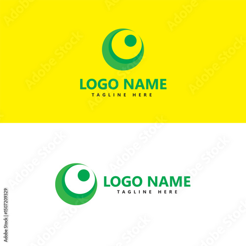 The logo features a minimalist and modern design centered around two concentric circles. A large outer circle symbolizes unity, wholeness, and continuity, while a smaller inner circle placed precisely