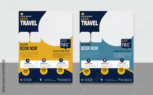 Travel Flyer Template Design