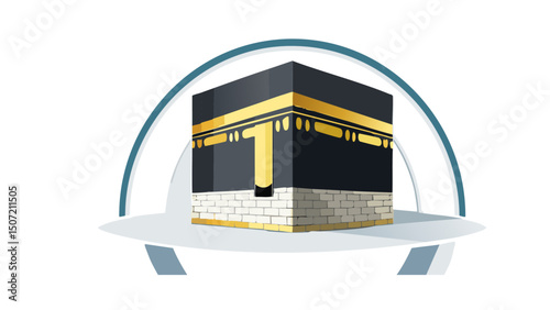 The Majestic Kaaba in Mecca
