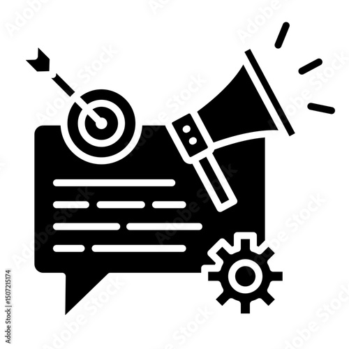 Targeted Advertising and Digital Marketing Strategy Icon