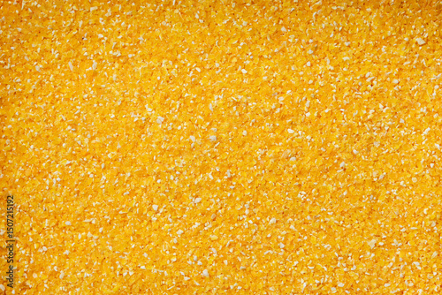 Crushed corn.
