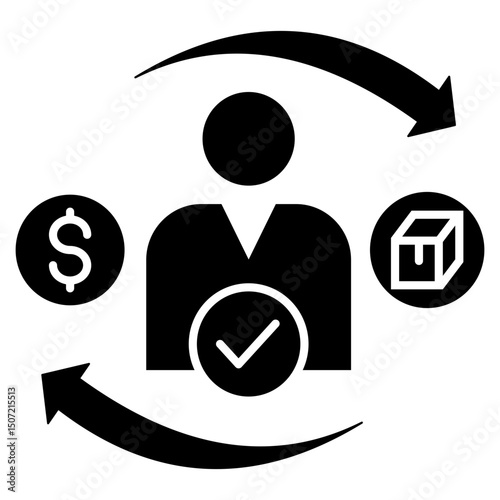 goods trading glyph