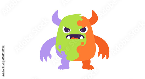 funny cartoon monster