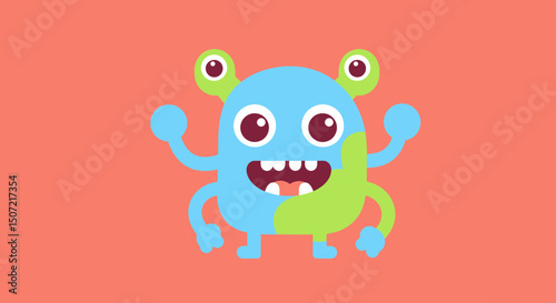 funny cartoon monster