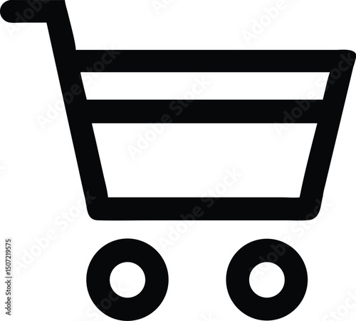 Shopping Cart Icon – E-Business and Retail Vector Symbol for Online Purchase