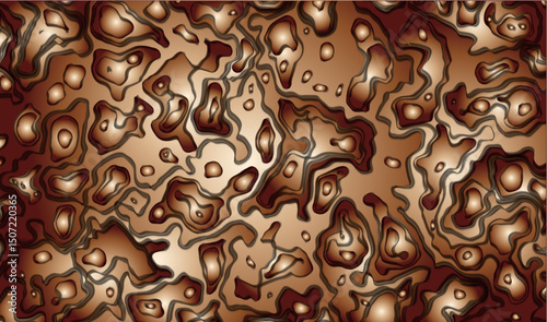 abstract background with gold ornament