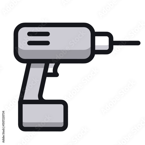 drill machine vector 