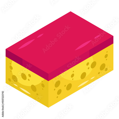 Perfect design icon of kitchen sponge 