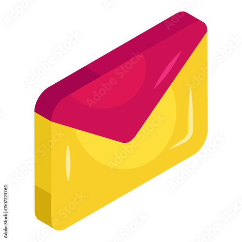 Editable design icon of mail