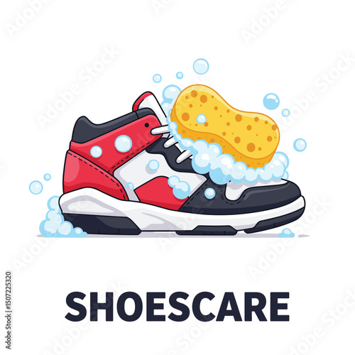 Shoes cleaner logo design inspiration . shoe laundry logo design template . sneaker care logo design . sneaker wash