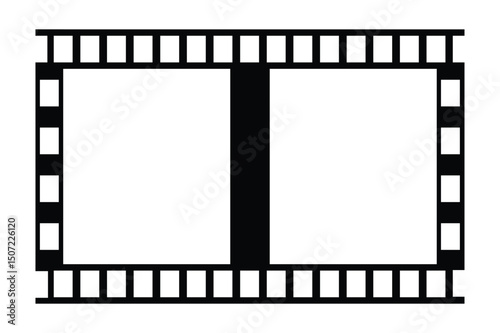 Classic Film Reel Vintage Movie Frame Illustration, Perfect for Retro Projects, Nostalgia Designs, Cinema Graphics, and Film Photography Themes. I