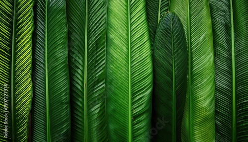 Tropical Lush Green Foliage