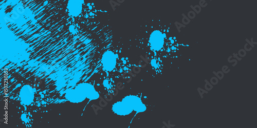 Abstract frame in light blue tone on a white background. Sporty design in grunge style. Illustration for sports, athletics, training, workout, etc.