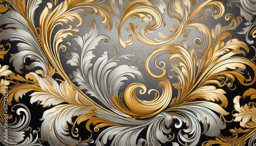Ornate Patterned Wallpaper